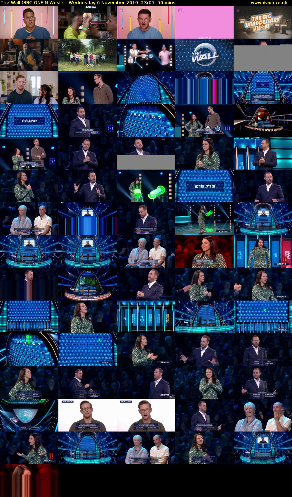 The Wall (BBC ONE N West) Wednesday 6 November 2019 23:05 - 23:55