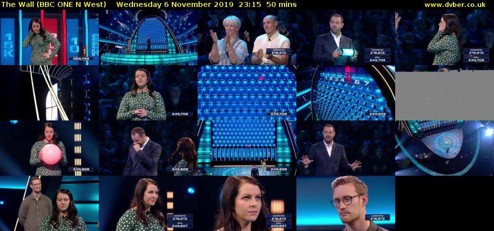 The Wall (BBC ONE N West) Wednesday 6 November 2019 23:15 - 00:05