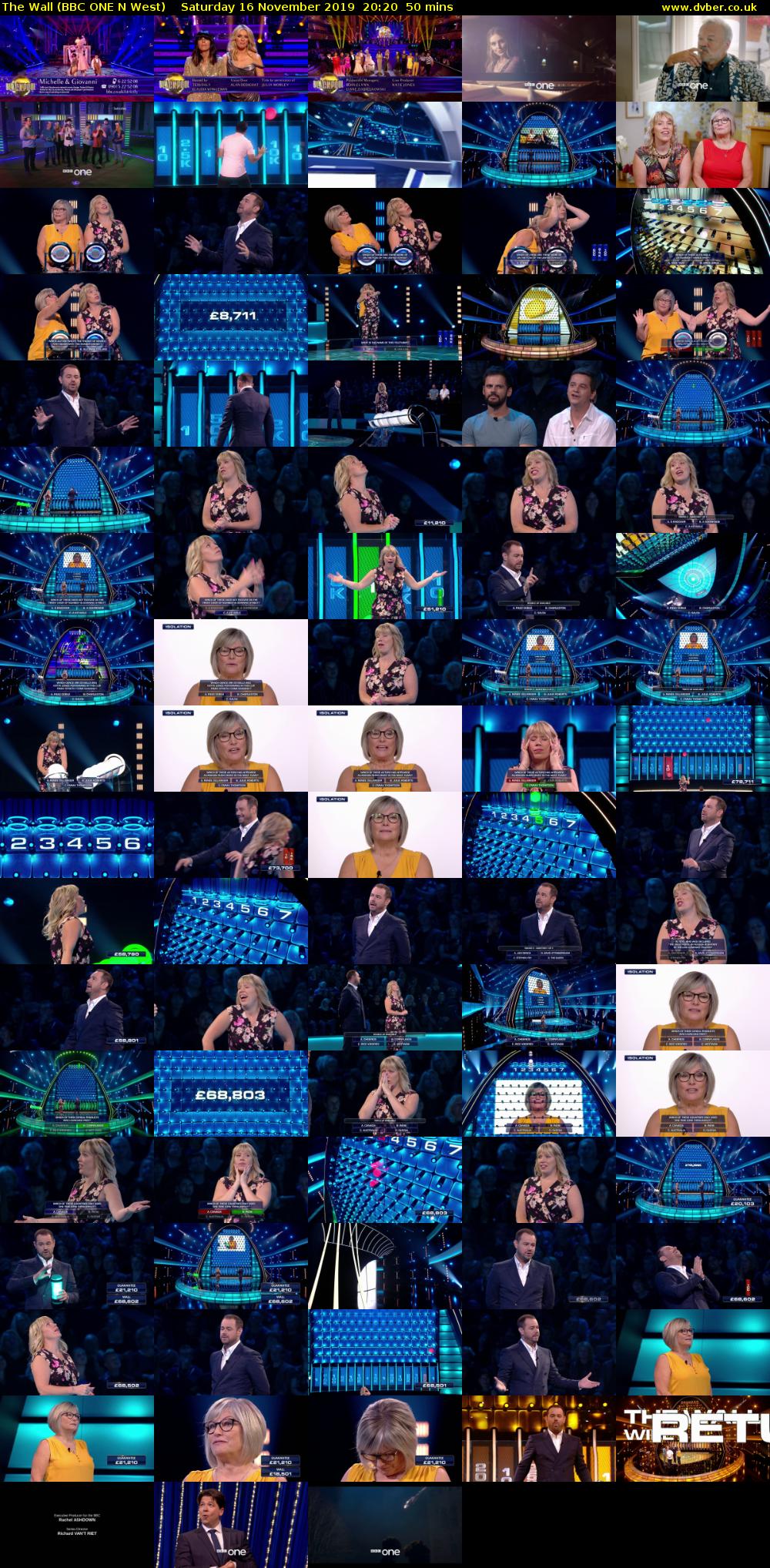 The Wall (BBC ONE N West) Saturday 16 November 2019 20:20 - 21:10