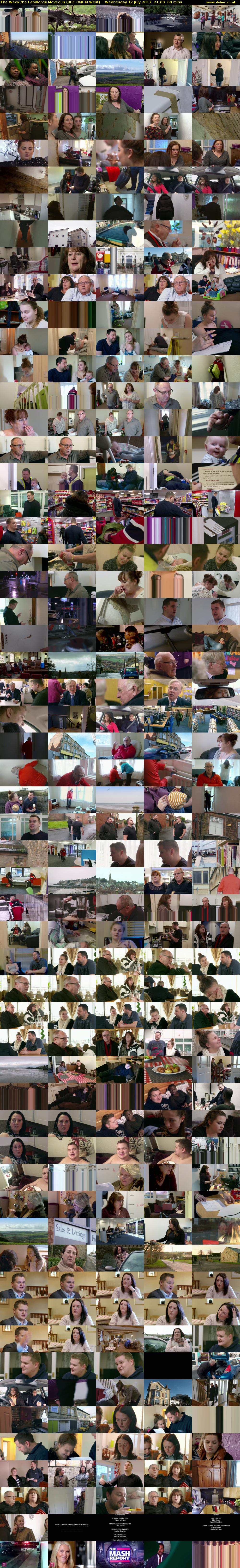 The Week the Landlords Moved In (BBC ONE N West) Wednesday 12 July 2017 21:00 - 22:00