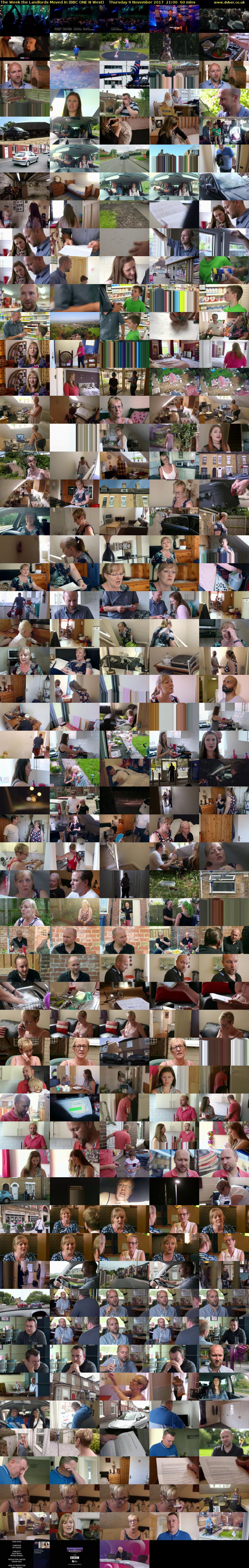 The Week the Landlords Moved In (BBC ONE N West) Thursday 9 November 2017 21:00 - 22:00