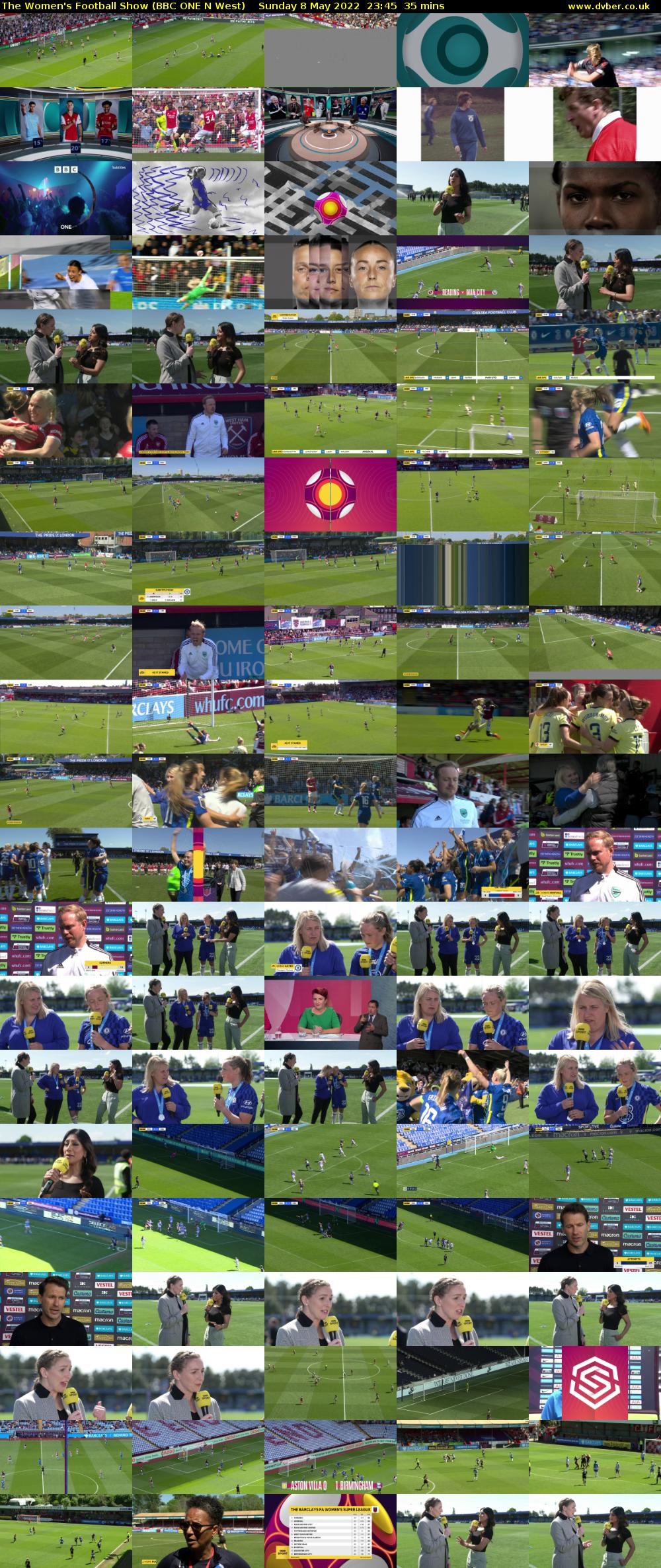 The Women's Football Show (BBC ONE N West) Sunday 8 May 2022 23:45 - 00:20