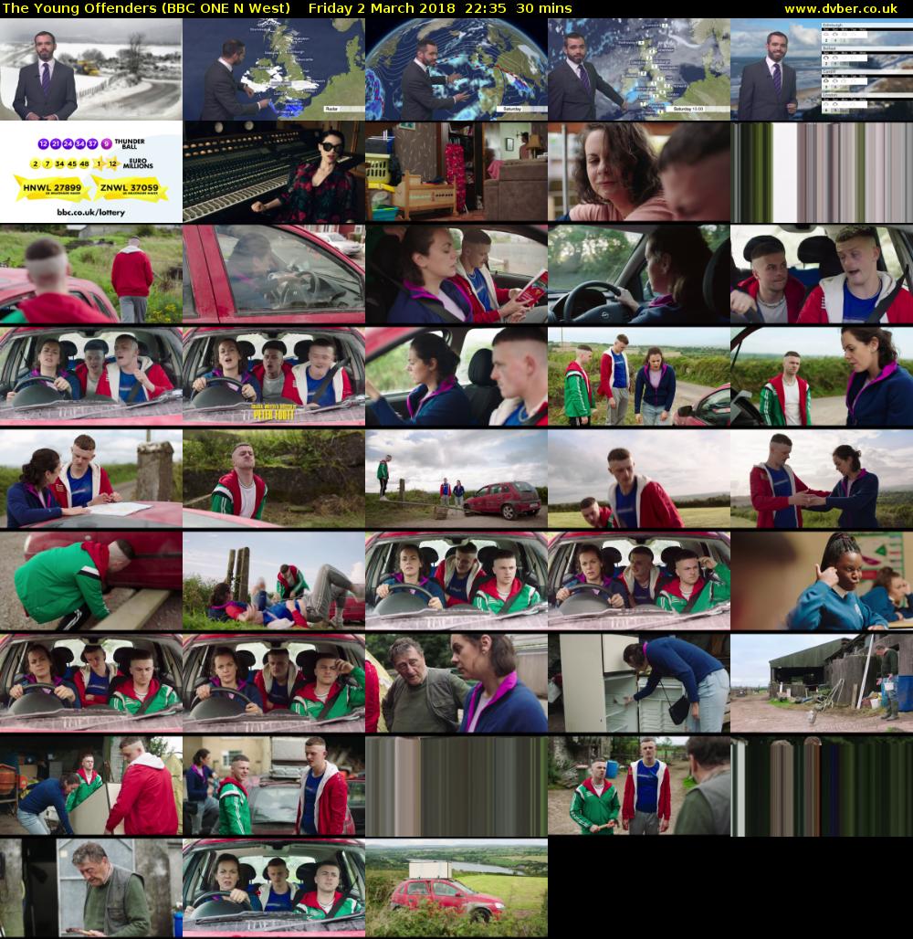 The Young Offenders (BBC ONE N West) Friday 2 March 2018 22:35 - 23:05