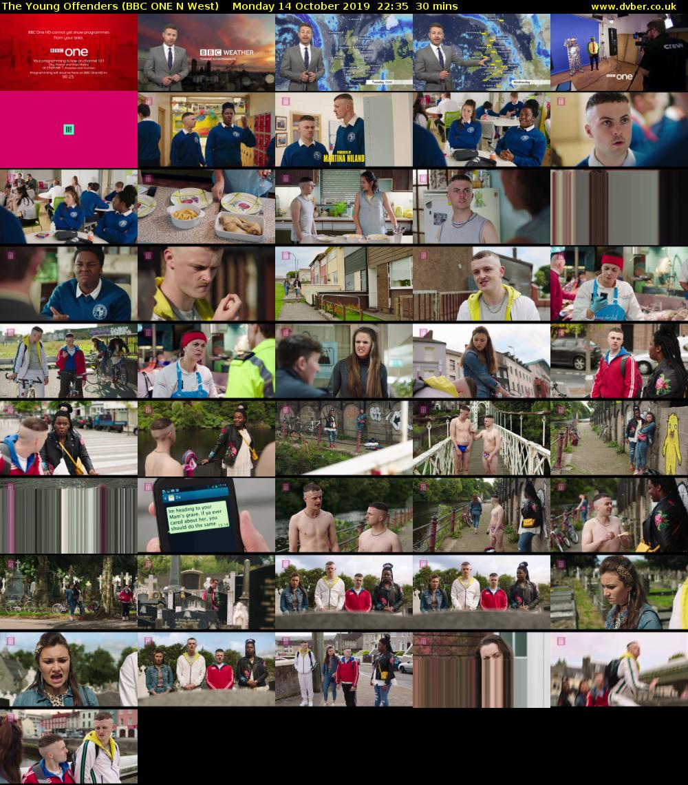 The Young Offenders (BBC ONE N West) Monday 14 October 2019 22:35 - 23:05