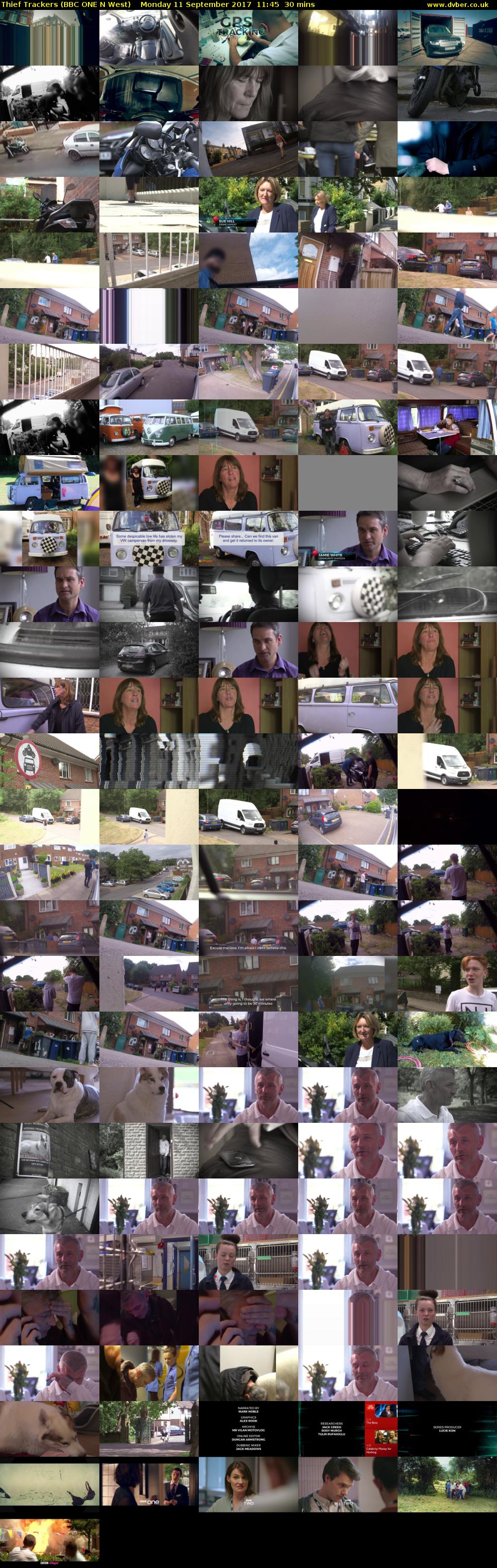 Thief Trackers (BBC ONE N West) Monday 11 September 2017 11:45 - 12:15