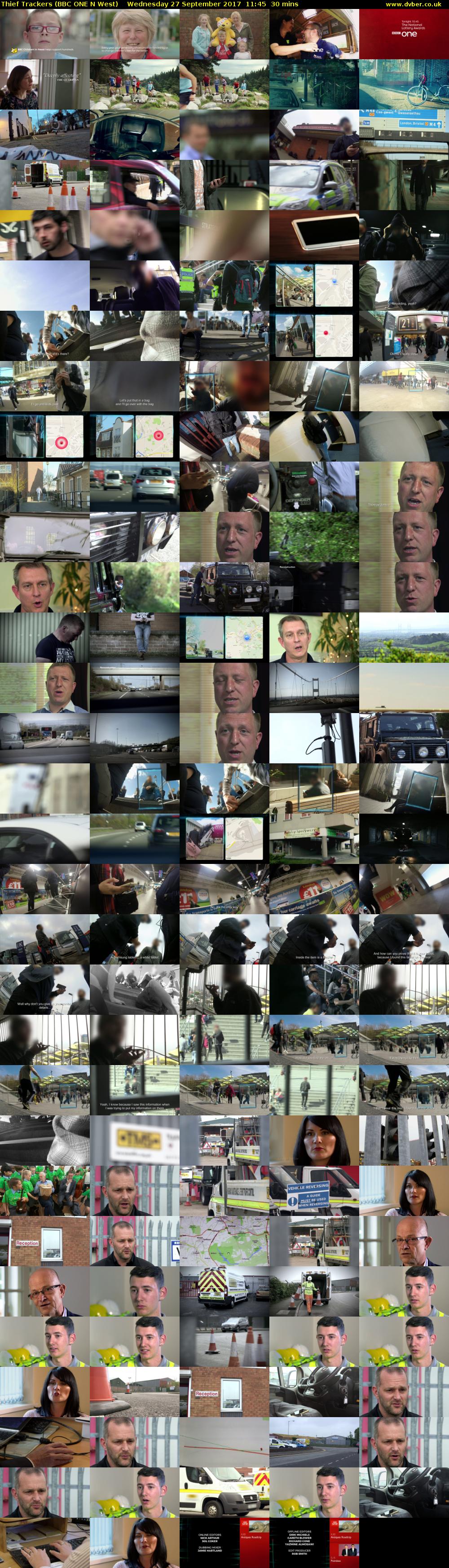 Thief Trackers (BBC ONE N West) Wednesday 27 September 2017 11:45 - 12:15
