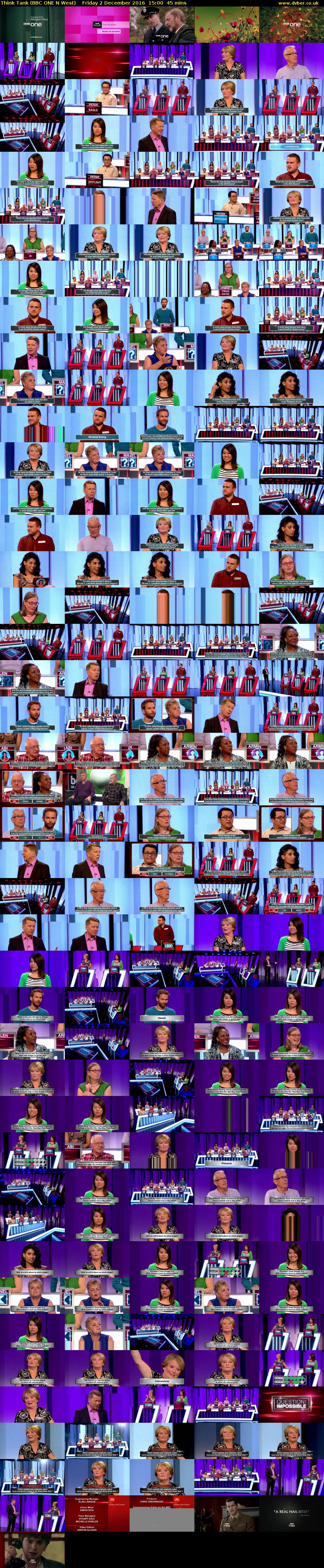 Think Tank (BBC ONE N West) Friday 2 December 2016 15:00 - 15:45