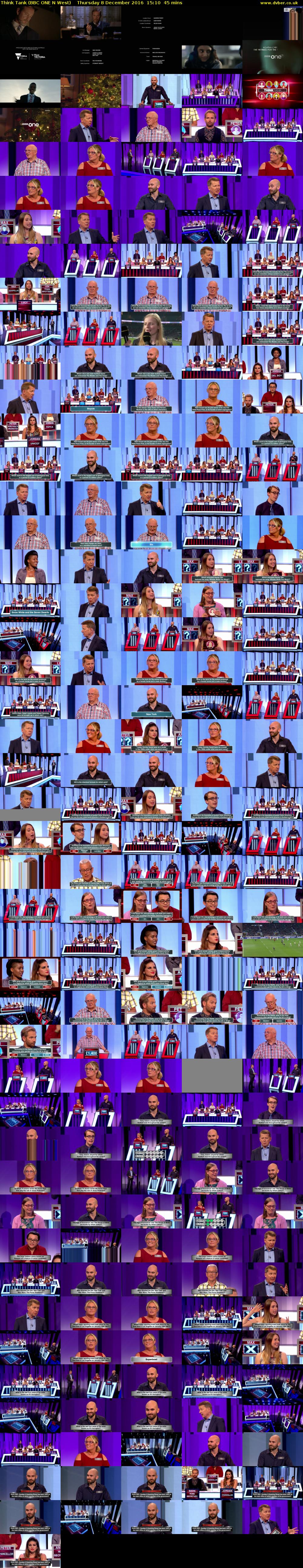 Think Tank (BBC ONE N West) Thursday 8 December 2016 15:10 - 15:55