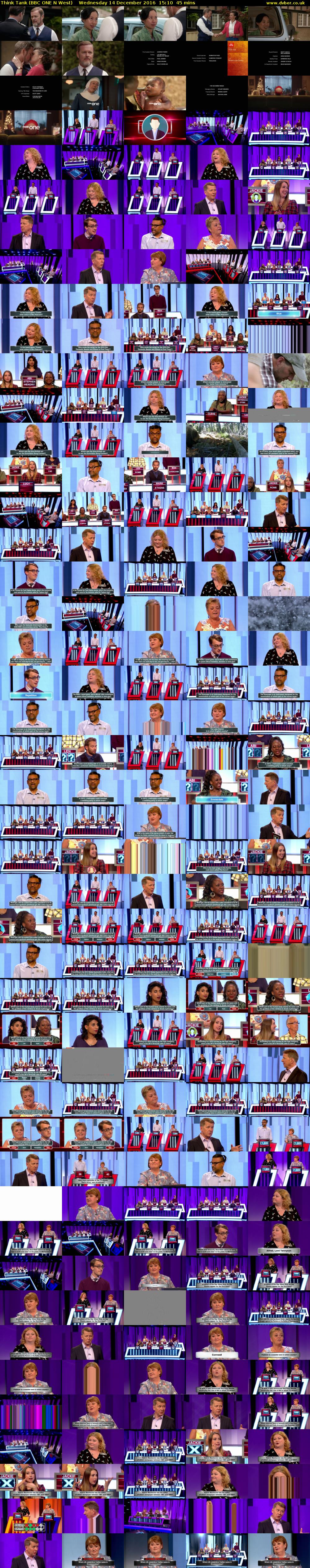 Think Tank (BBC ONE N West) Wednesday 14 December 2016 15:10 - 15:55