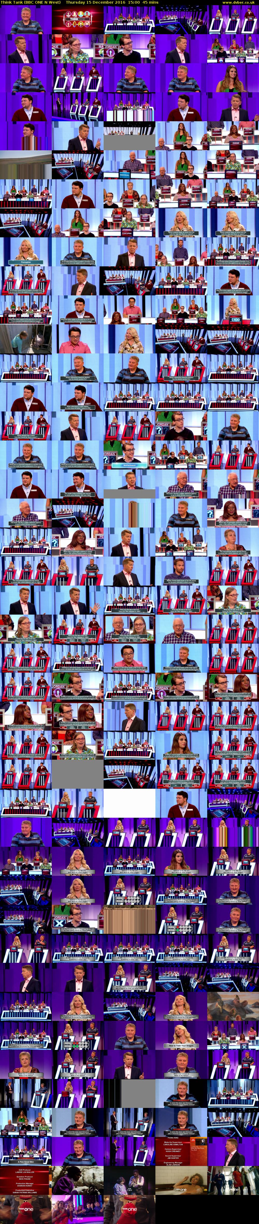 Think Tank (BBC ONE N West) Thursday 15 December 2016 15:00 - 15:45