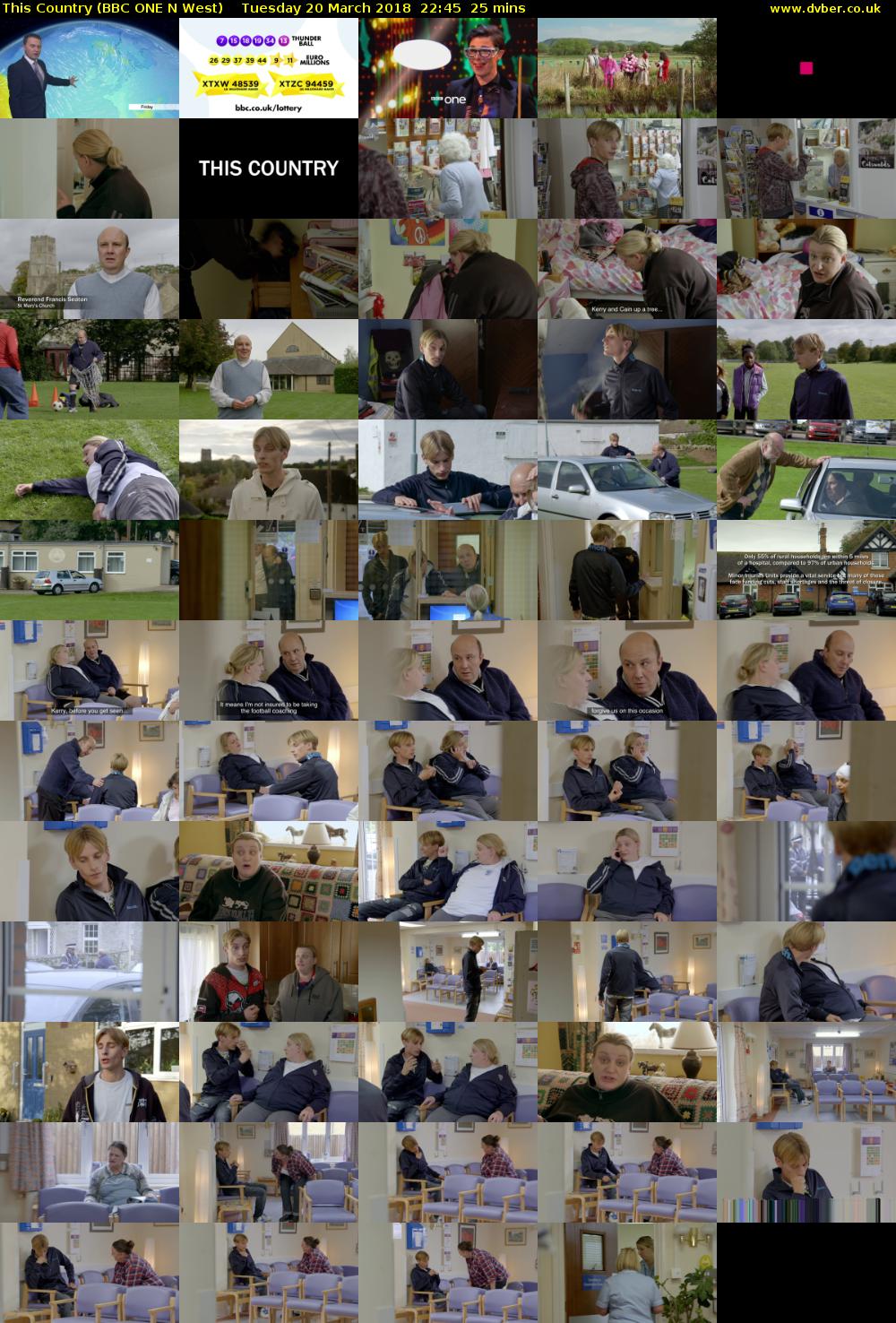 This Country (BBC ONE N West) Tuesday 20 March 2018 22:45 - 23:10