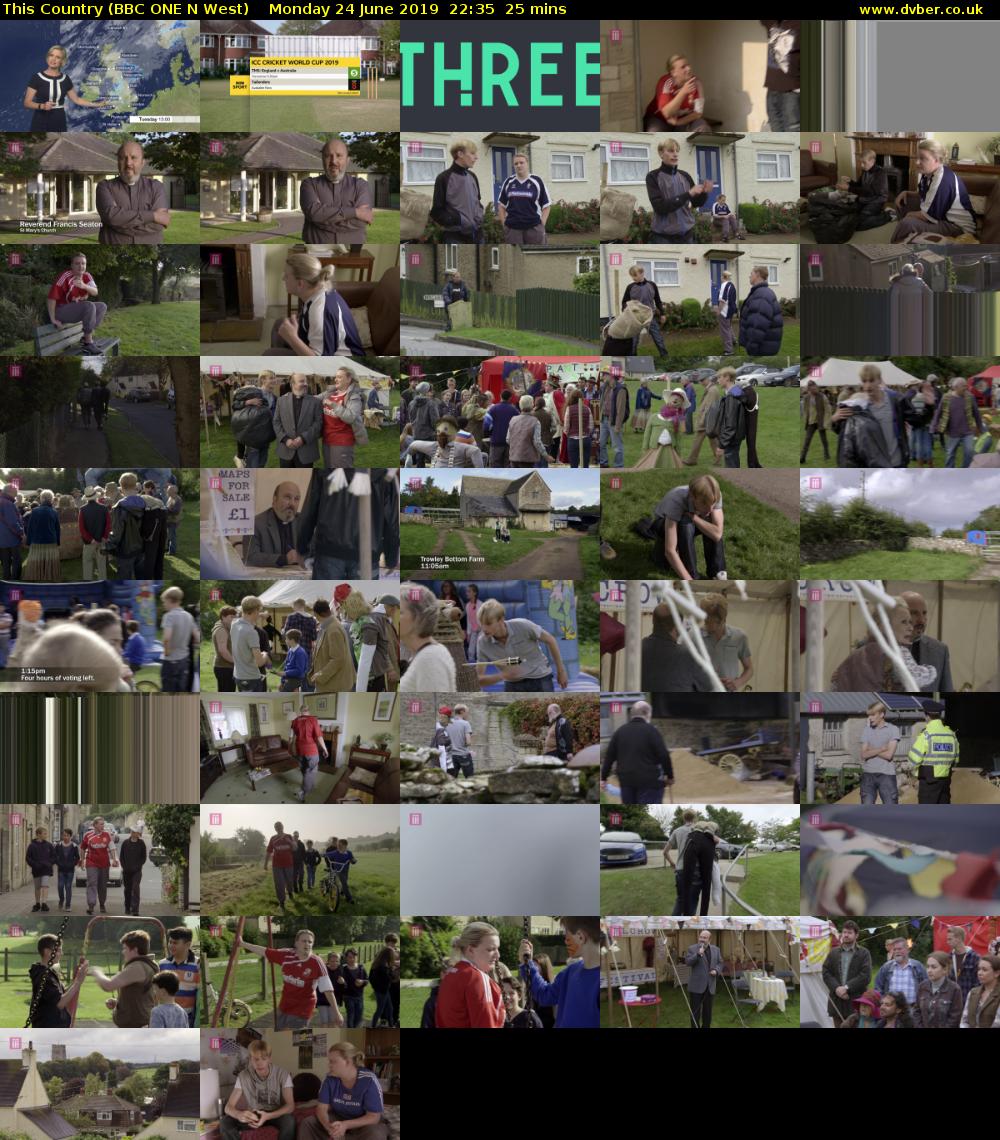 This Country (BBC ONE N West) Monday 24 June 2019 22:35 - 23:00