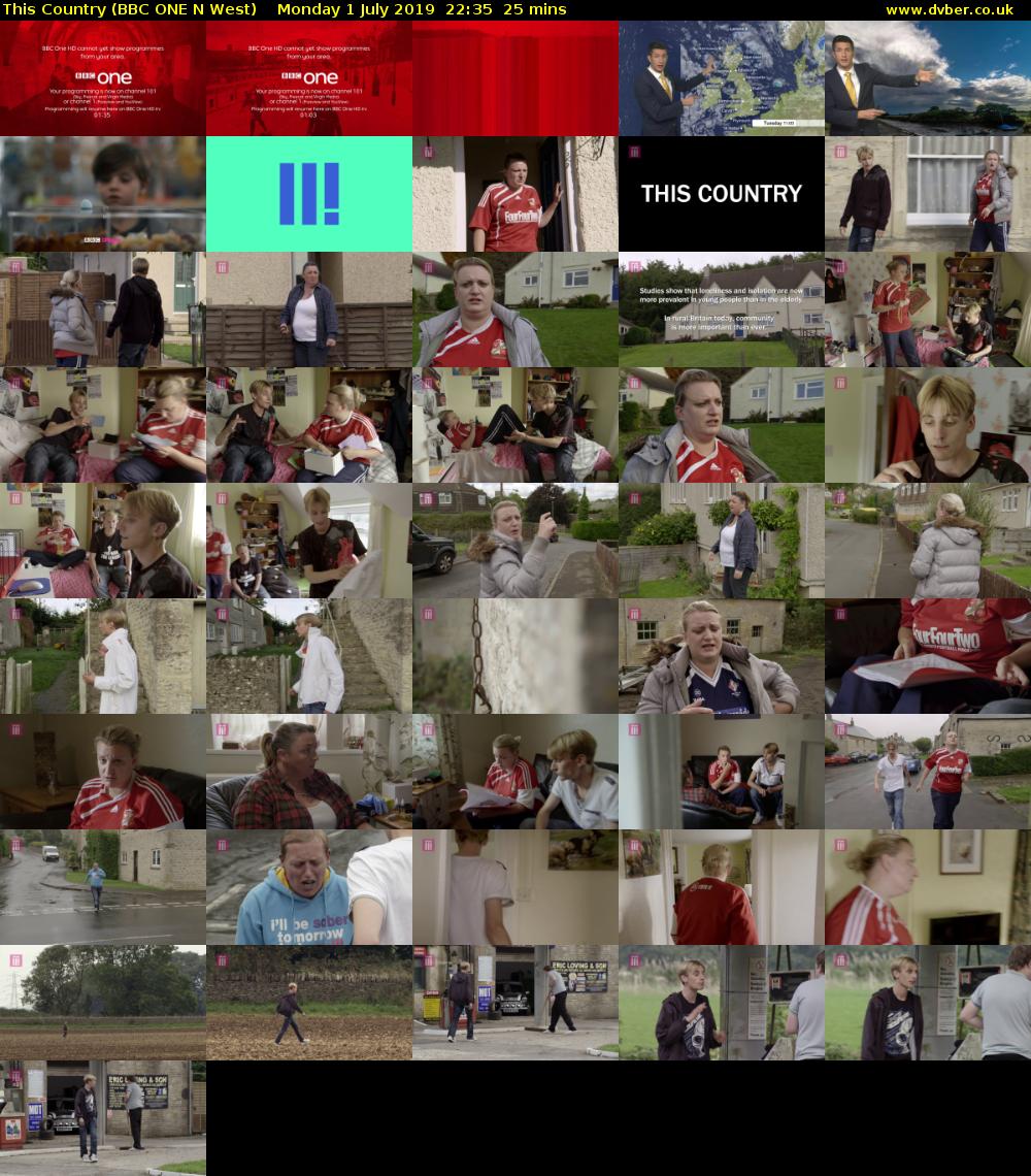 This Country (BBC ONE N West) Monday 1 July 2019 22:35 - 23:00