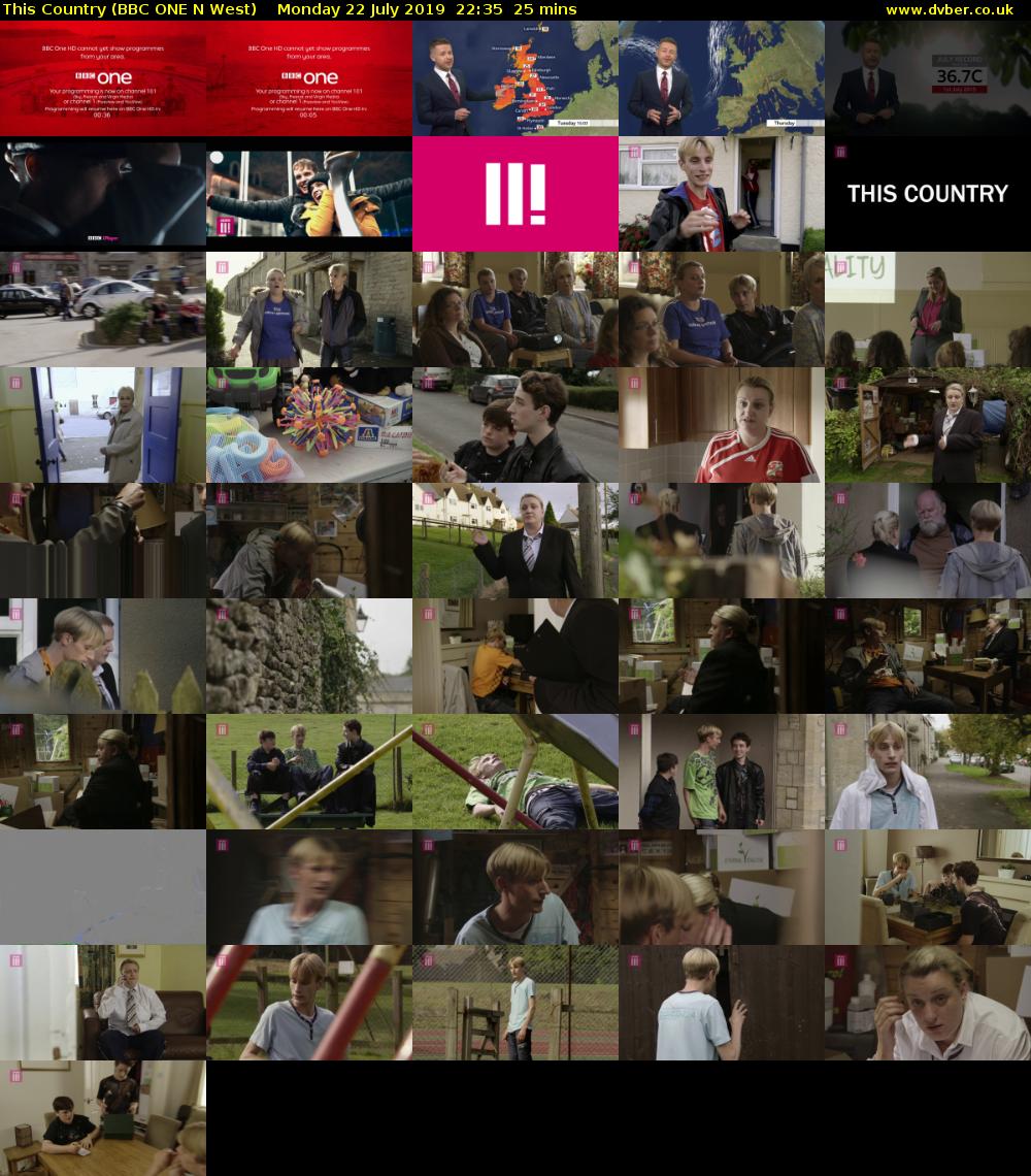 This Country (BBC ONE N West) Monday 22 July 2019 22:35 - 23:00