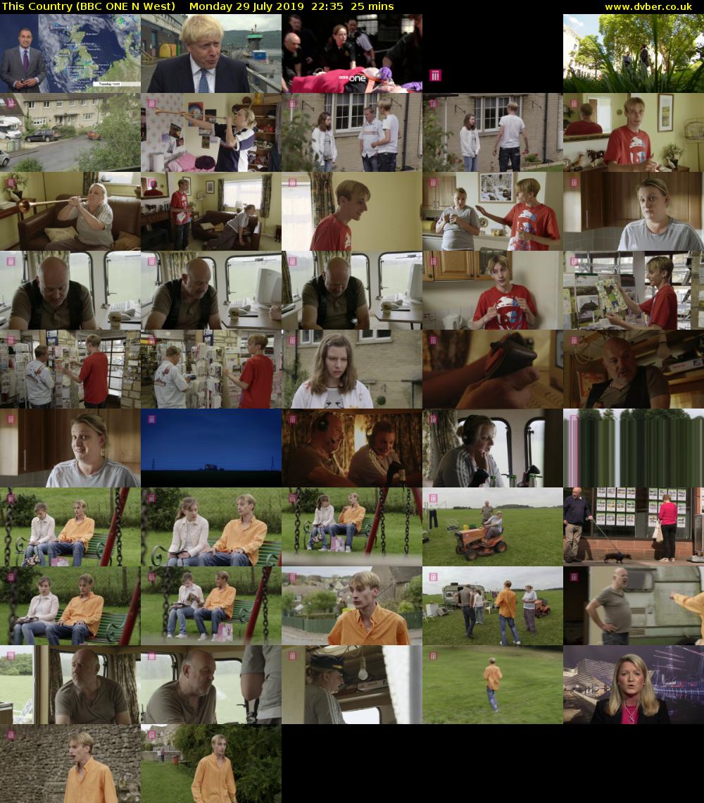 This Country (BBC ONE N West) Monday 29 July 2019 22:35 - 23:00