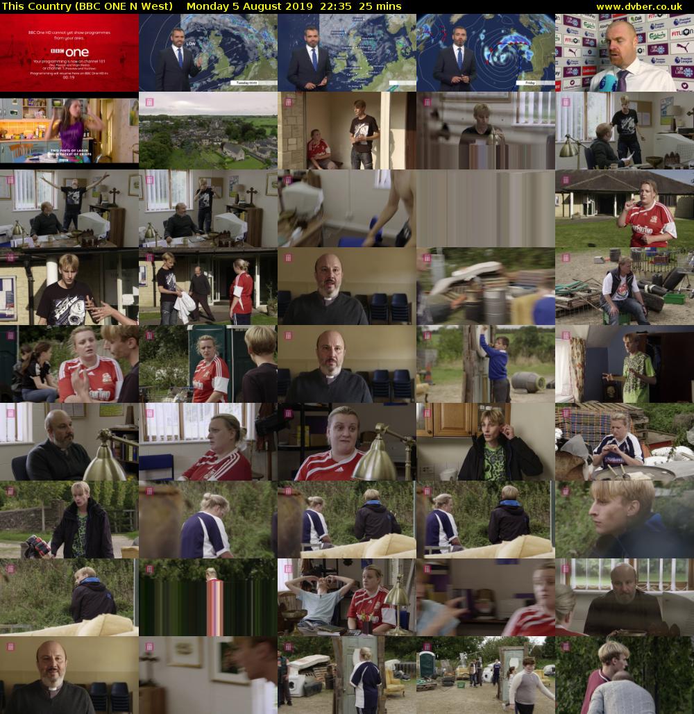 This Country (BBC ONE N West) Monday 5 August 2019 22:35 - 23:00