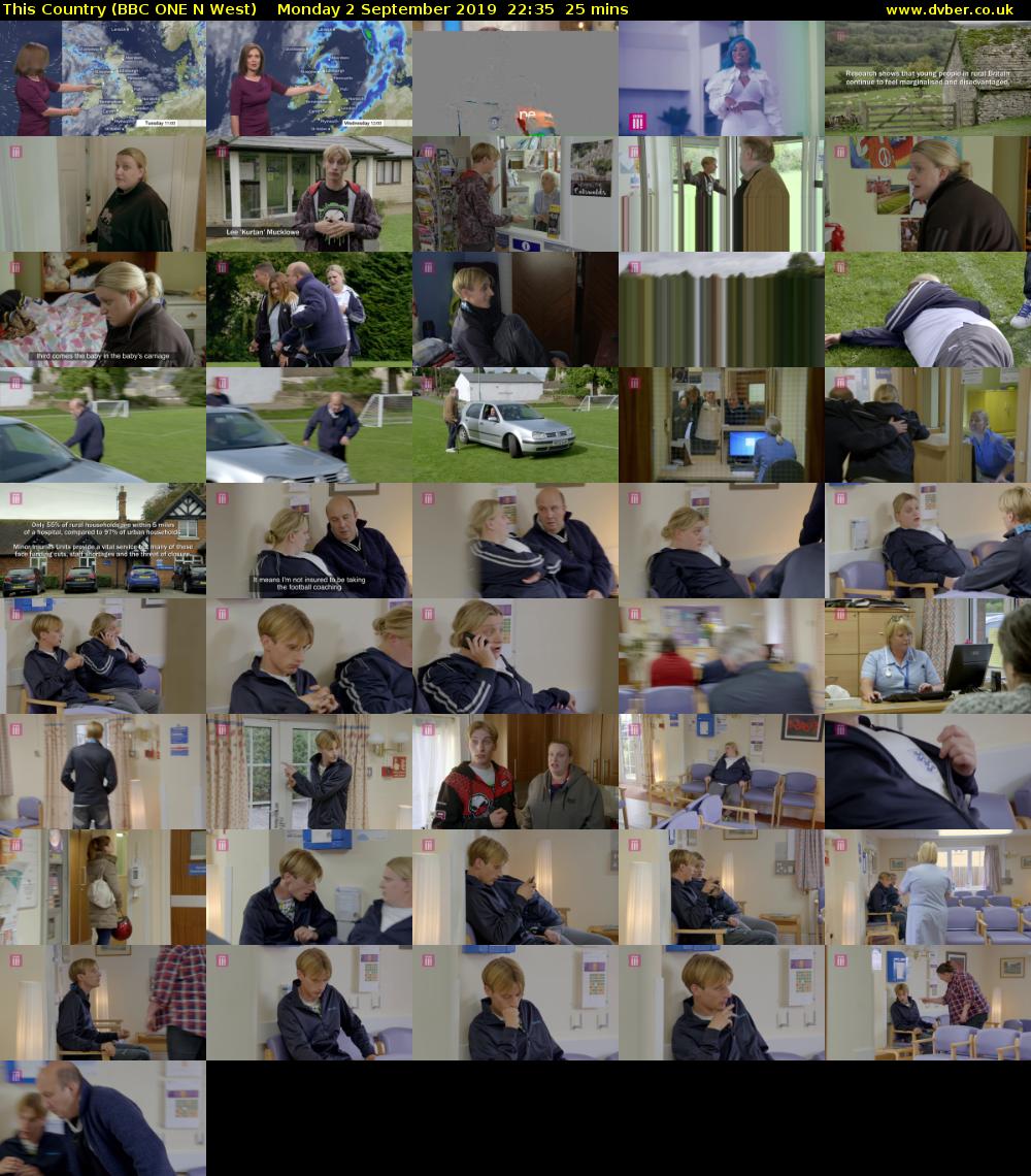 This Country (BBC ONE N West) Monday 2 September 2019 22:35 - 23:00