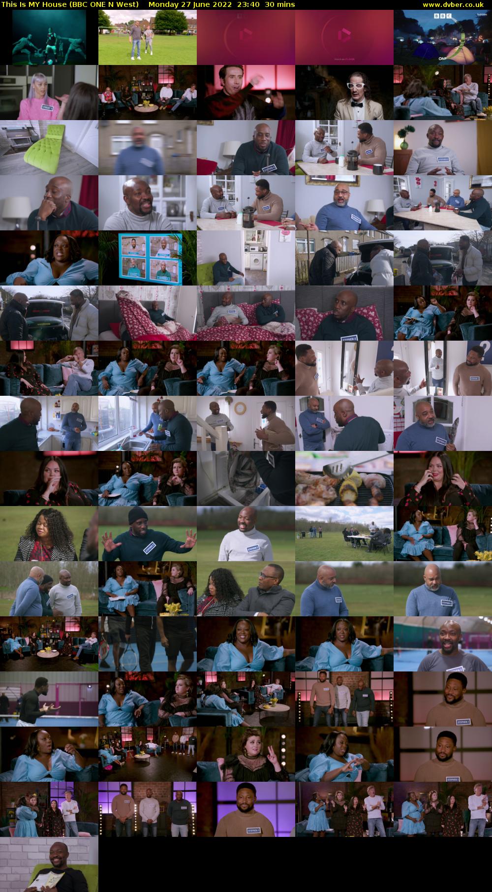 This Is MY House (BBC ONE N West) Monday 27 June 2022 23:40 - 00:10