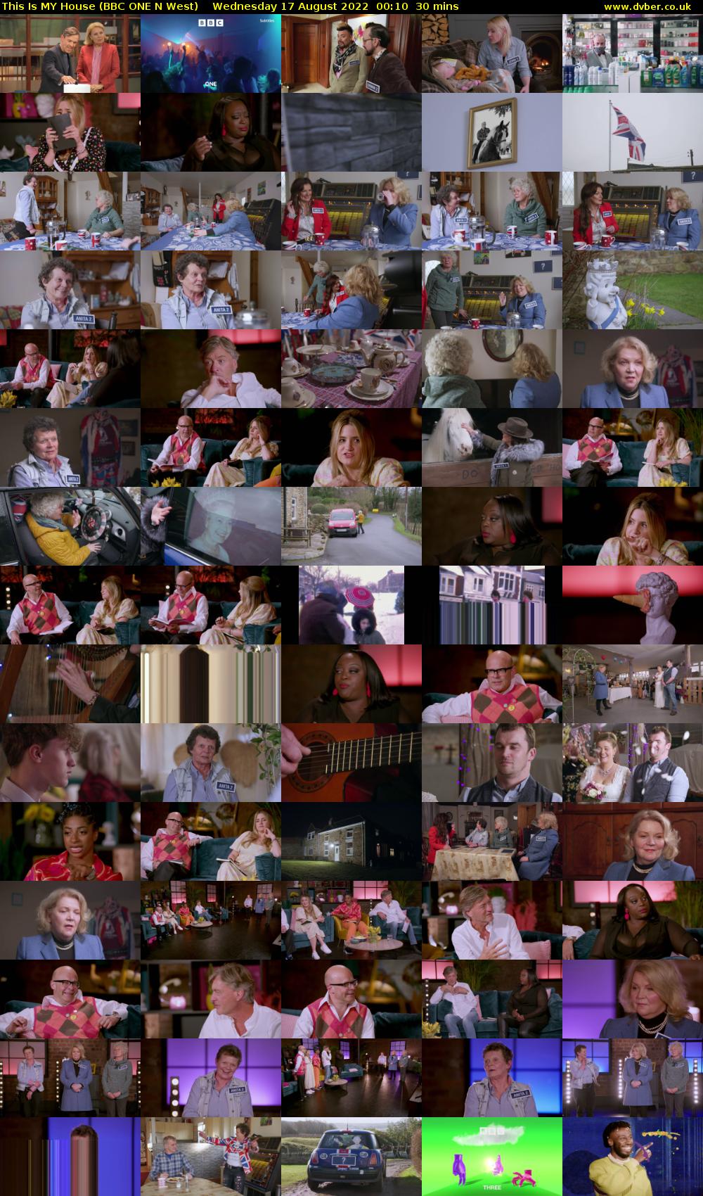 This Is MY House (BBC ONE N West) Wednesday 17 August 2022 00:10 - 00:40