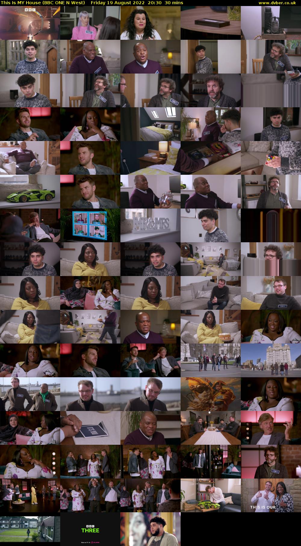 This Is MY House (BBC ONE N West) Friday 19 August 2022 20:30 - 21:00