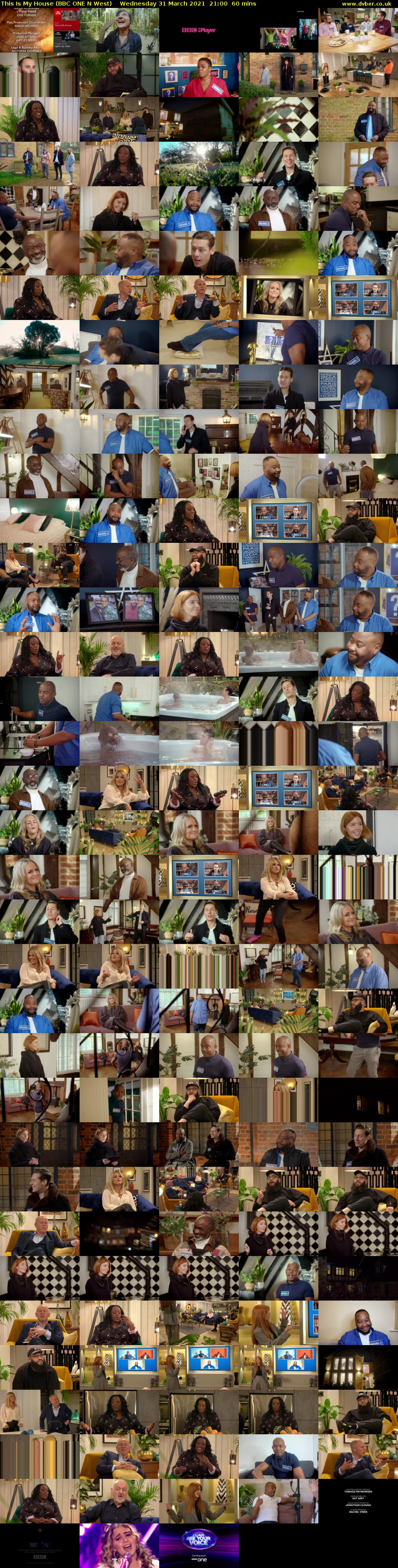 This Is My House (BBC ONE N West) Wednesday 31 March 2021 21:00 - 22:00