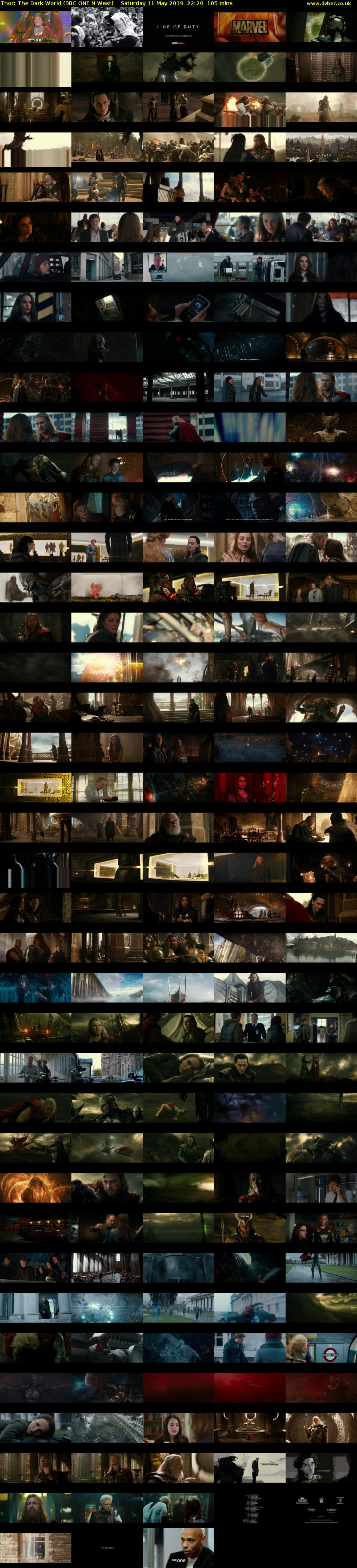 Thor: The Dark World (BBC ONE N West) Saturday 11 May 2019 22:20 - 00:05