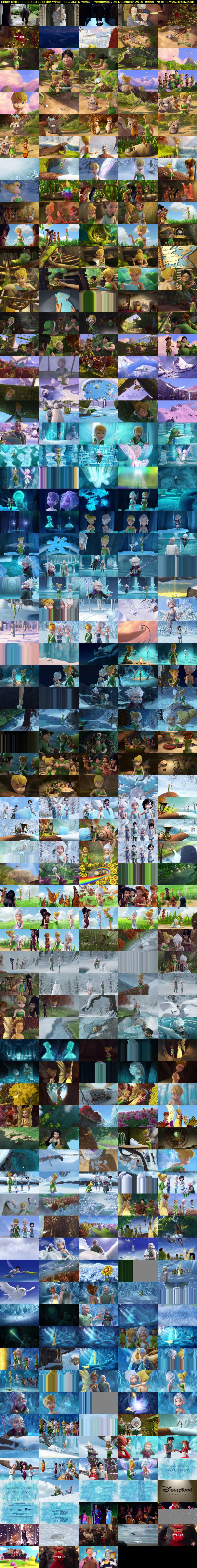Tinker Bell and the Secret of the Wings (BBC ONE N West) Wednesday 28 December 2016 09:00 - 10:10