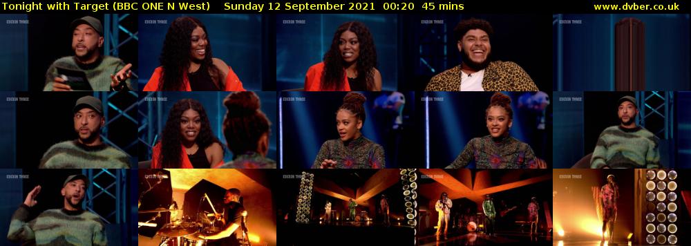 Tonight with Target (BBC ONE N West) Sunday 12 September 2021 00:20 - 01:05
