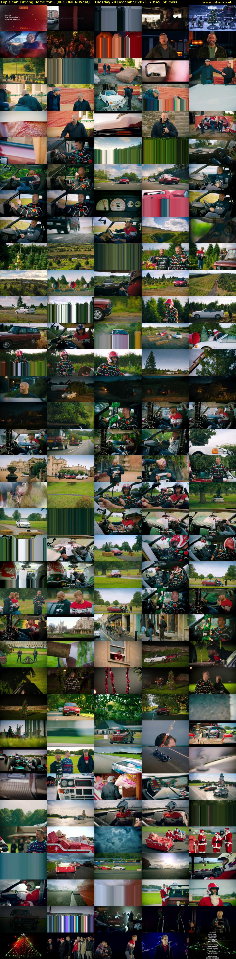 Top Gear: Driving Home for... (BBC ONE N West) Tuesday 28 December 2021 23:45 - 00:45