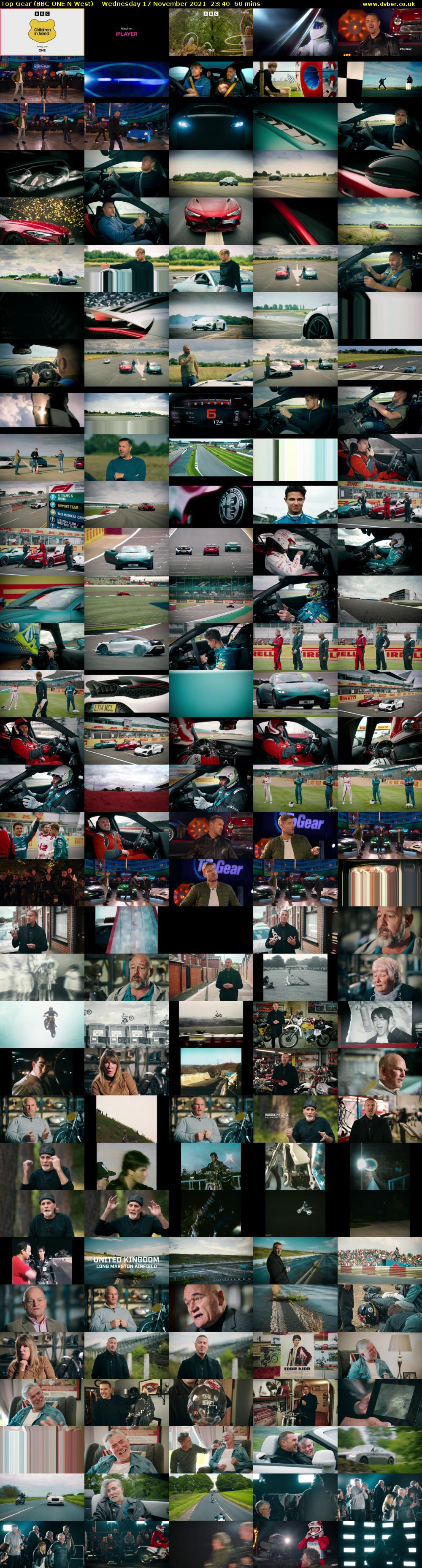 Top Gear (BBC ONE N West) Wednesday 17 November 2021 23:40 - 00:40