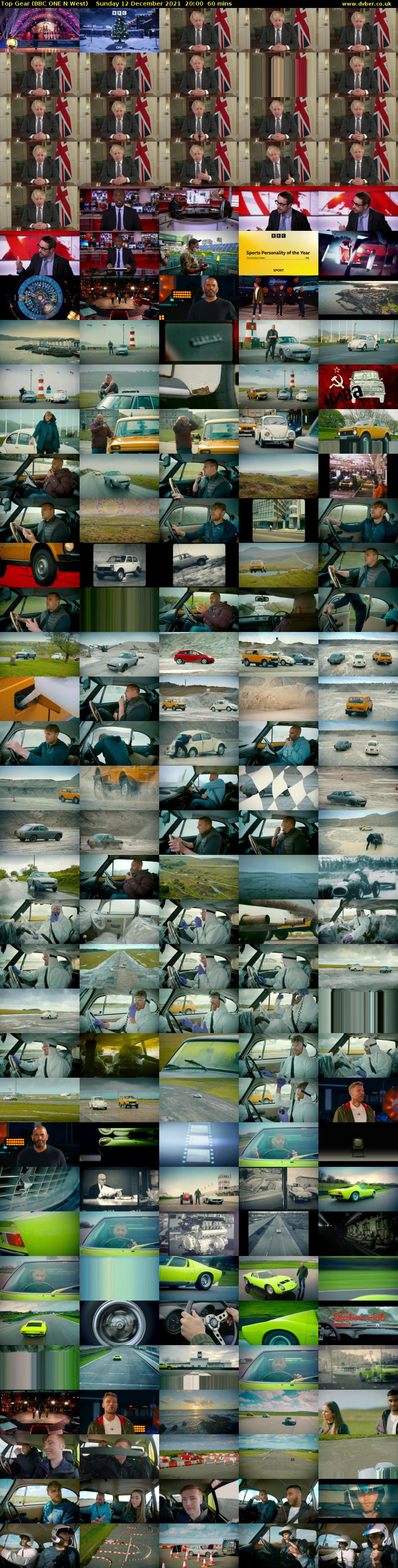 Top Gear (BBC ONE N West) Sunday 12 December 2021 20:00 - 21:00