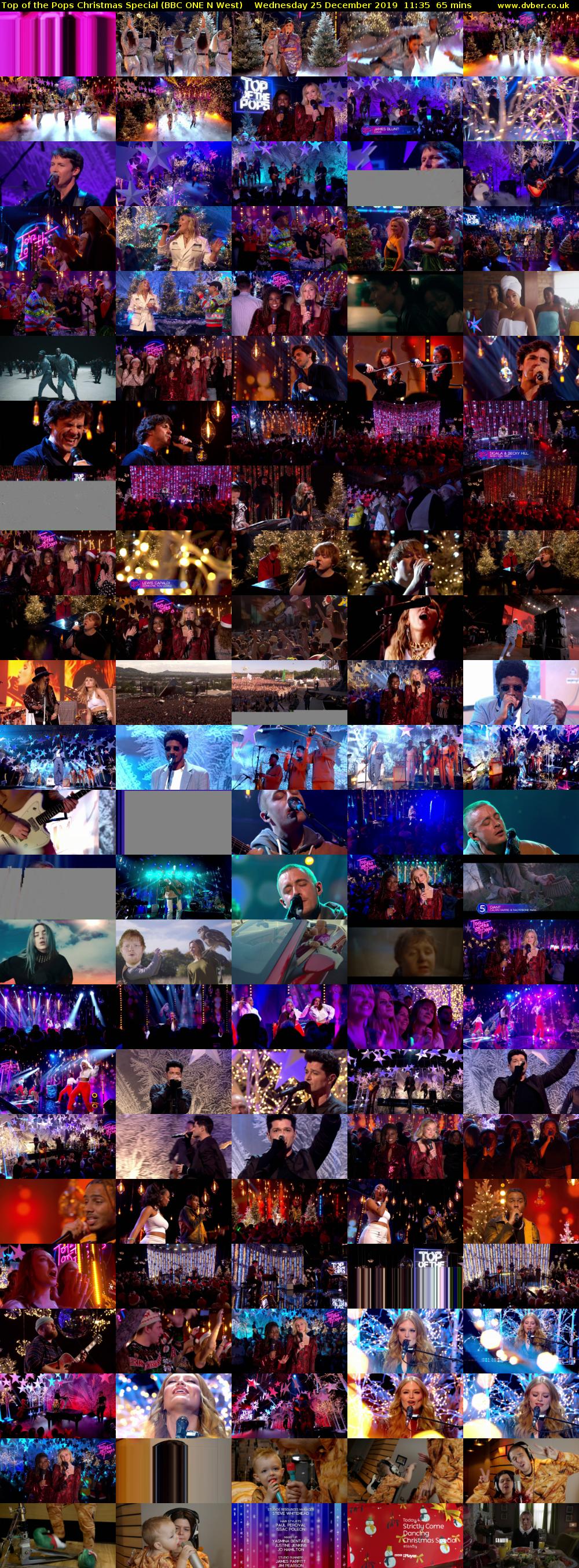 Top of the Pops Christmas Special (BBC ONE N West) Wednesday 25 December 2019 11:35 - 12:40