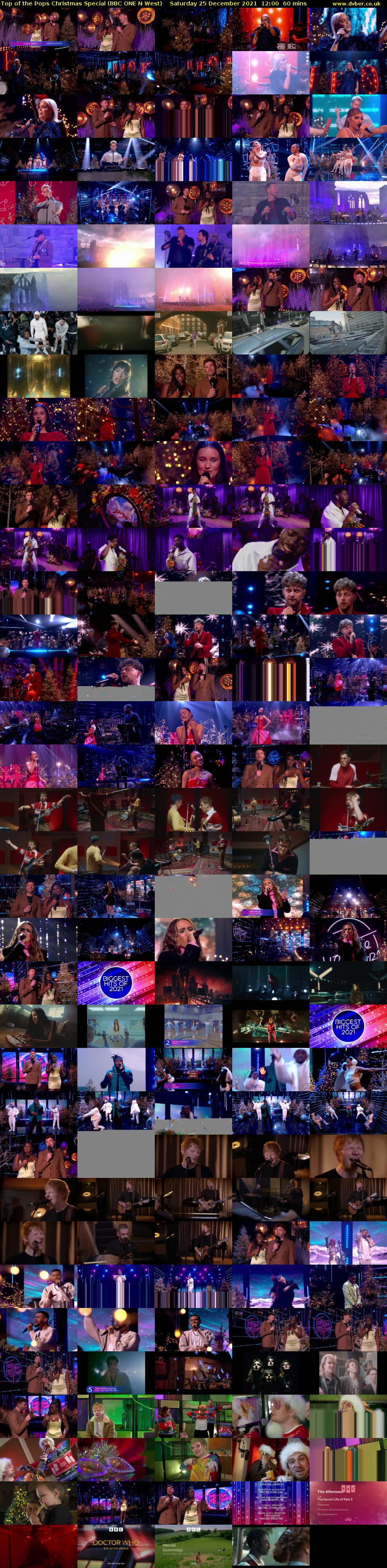 Top of the Pops Christmas Special (BBC ONE N West) Saturday 25 December 2021 12:00 - 13:00