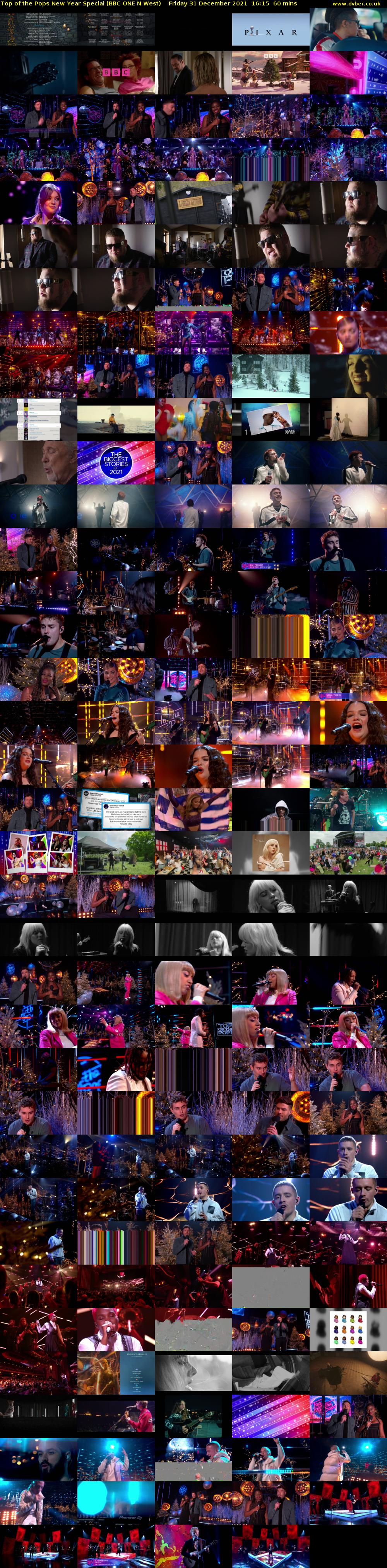 Top of the Pops New Year Special (BBC ONE N West) Friday 31 December 2021 16:15 - 17:15