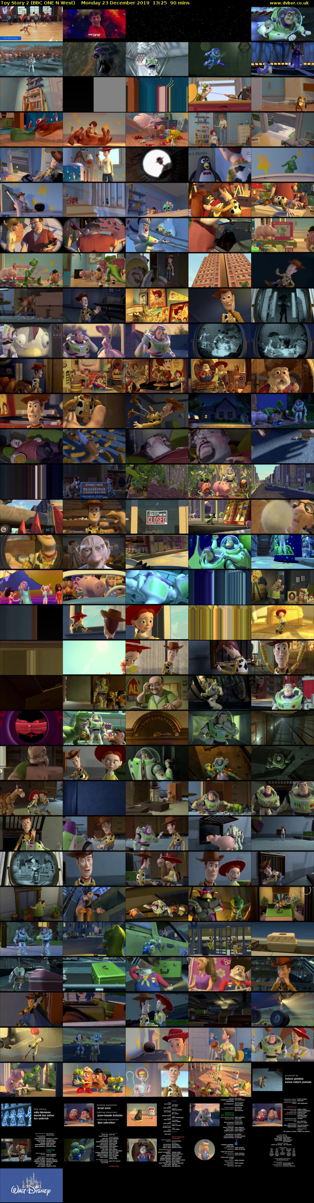 Toy Story 2 (BBC ONE N West) Monday 23 December 2019 13:25 - 14:55
