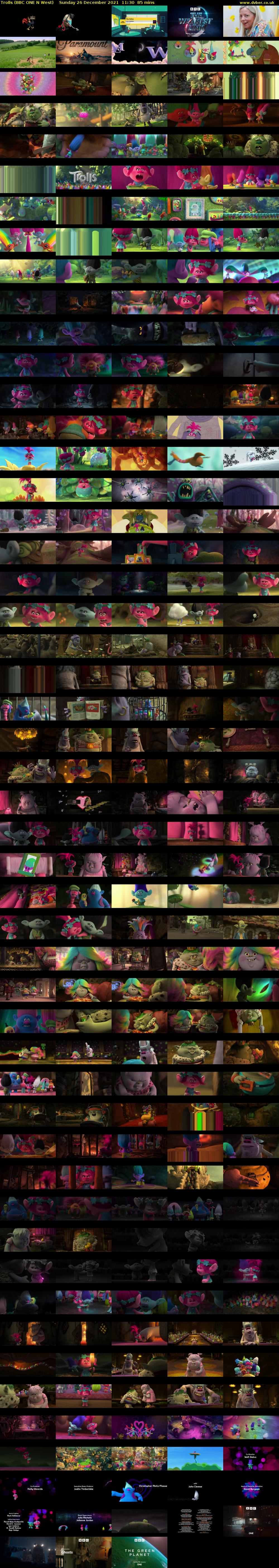 Trolls (BBC ONE N West) Sunday 26 December 2021 11:30 - 12:55