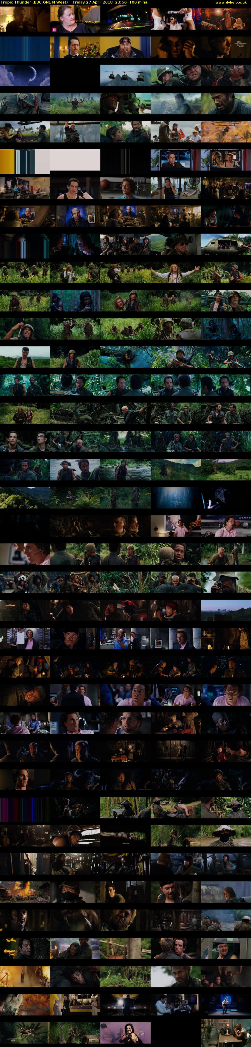 Tropic Thunder (BBC ONE N West) Friday 27 April 2018 23:50 - 01:30