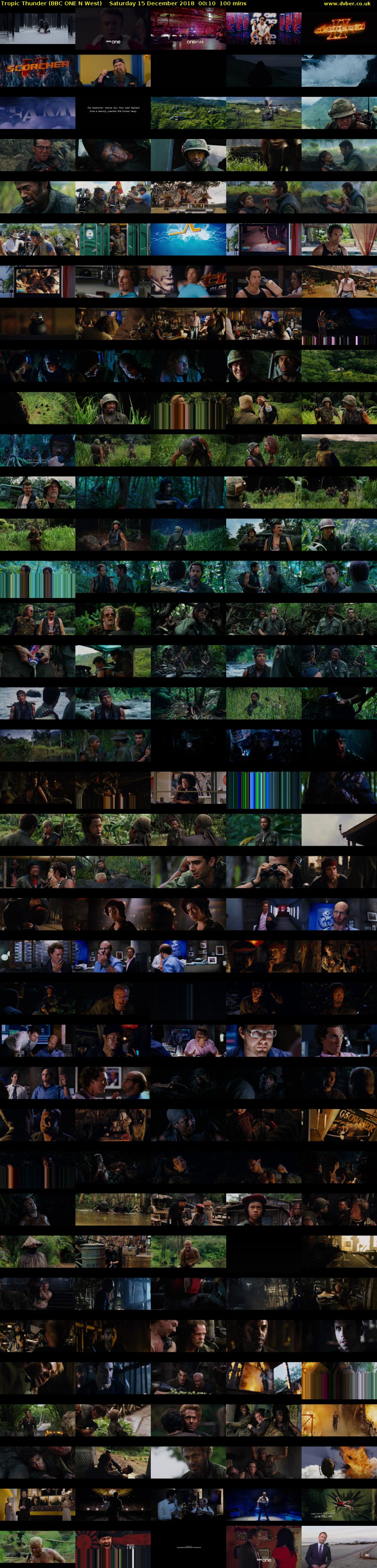 Tropic Thunder (BBC ONE N West) Saturday 15 December 2018 00:10 - 01:50