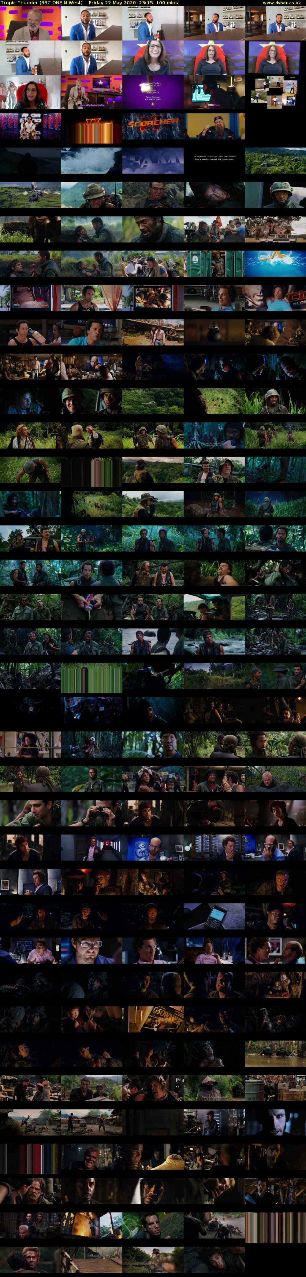 Tropic Thunder (BBC ONE N West) Friday 22 May 2020 23:15 - 00:55