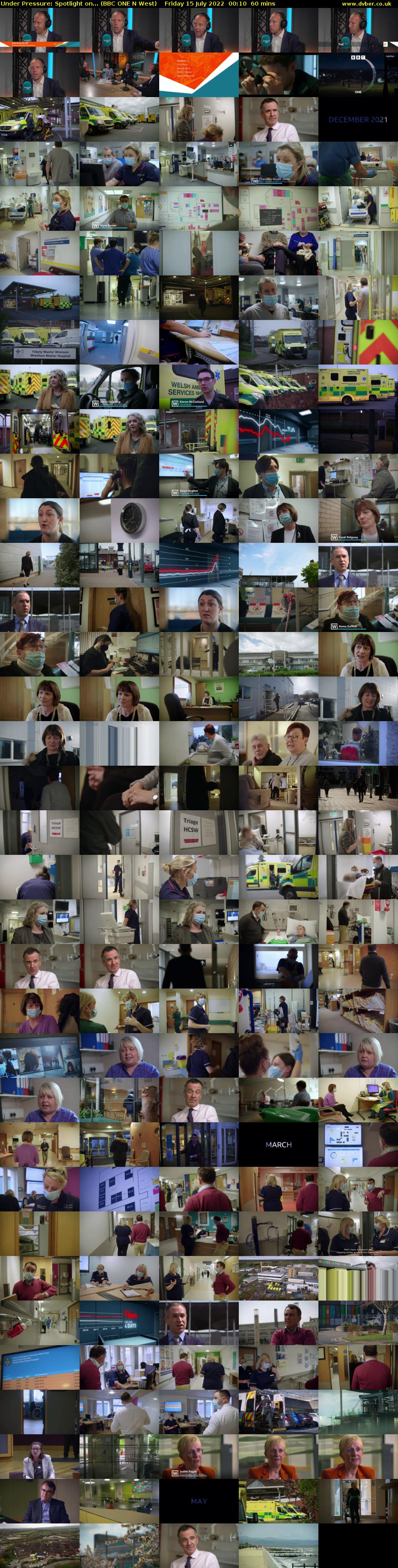 Under Pressure: Spotlight on... (BBC ONE N West) Friday 15 July 2022 00:10 - 01:10