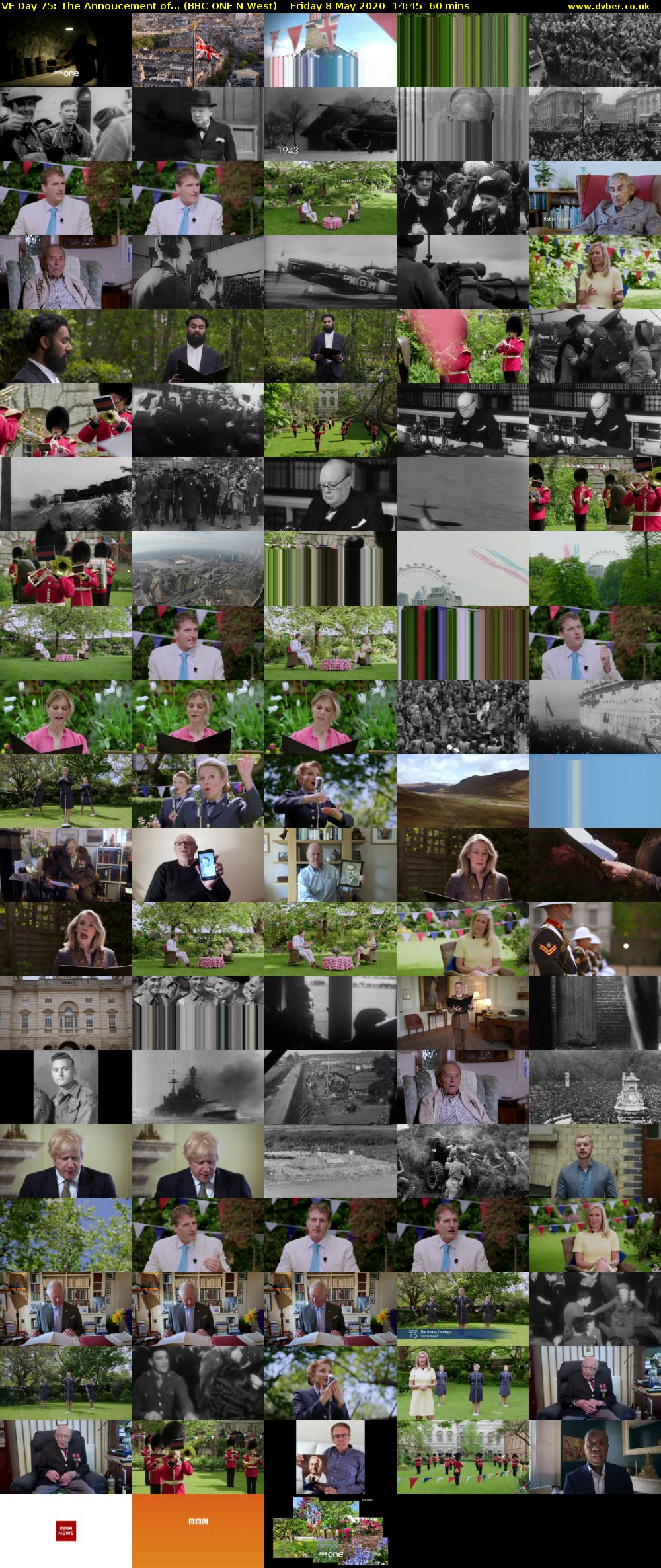 VE Day 75: The Annoucement of... (BBC ONE N West) Friday 8 May 2020 14:45 - 15:45