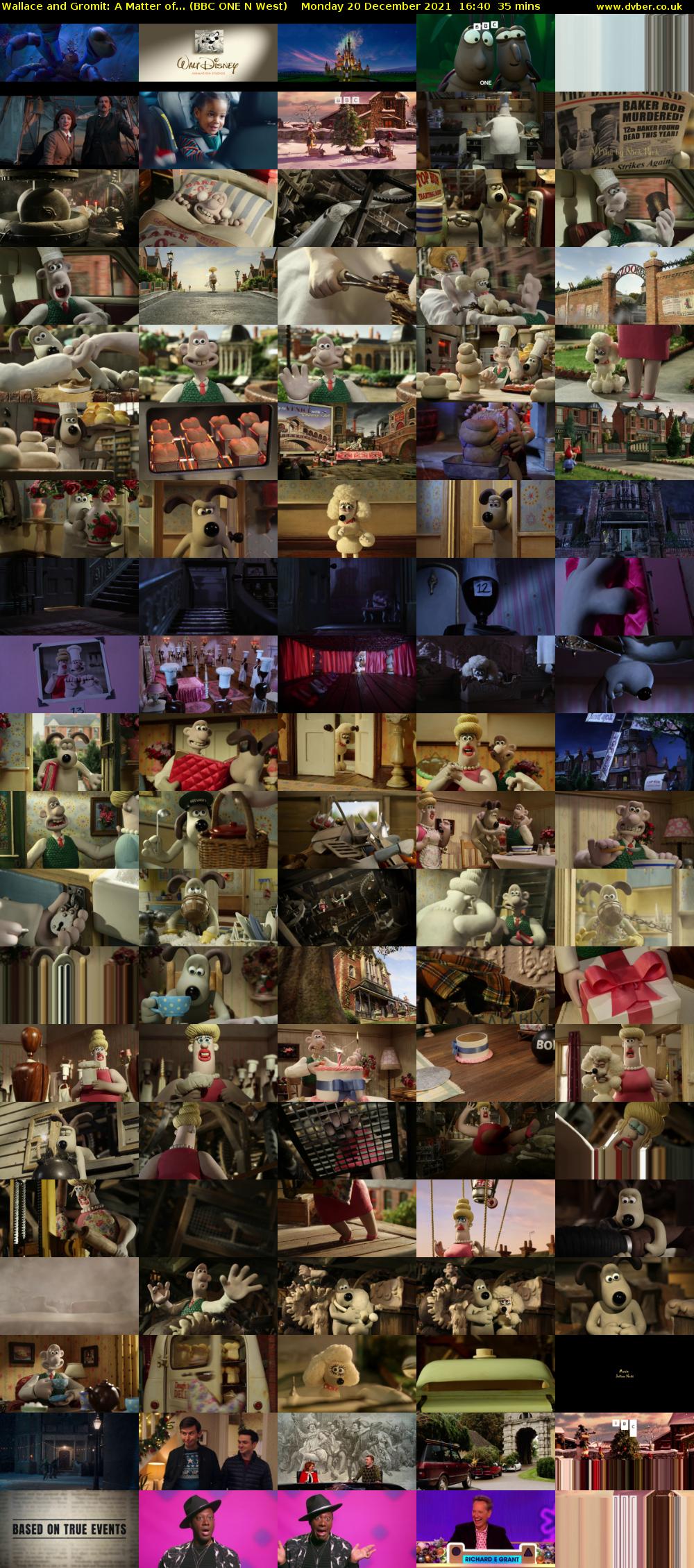 Wallace and Gromit: A Matter of... (BBC ONE N West) Monday 20 December 2021 16:40 - 17:15