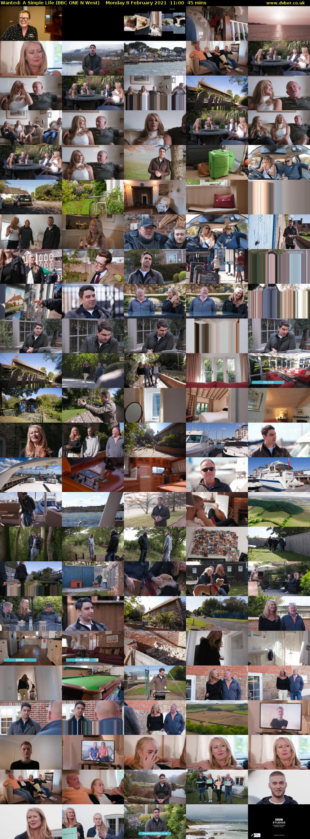 Wanted: A Simple Life (BBC ONE N West) Monday 8 February 2021 11:00 - 11:45