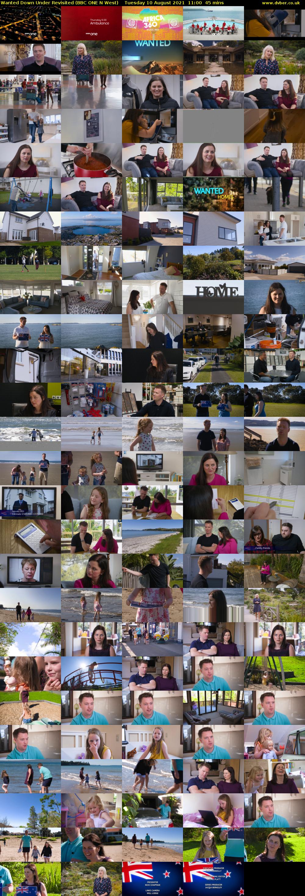 Wanted Down Under Revisited (BBC ONE N West) Tuesday 10 August 2021 11:00 - 11:45