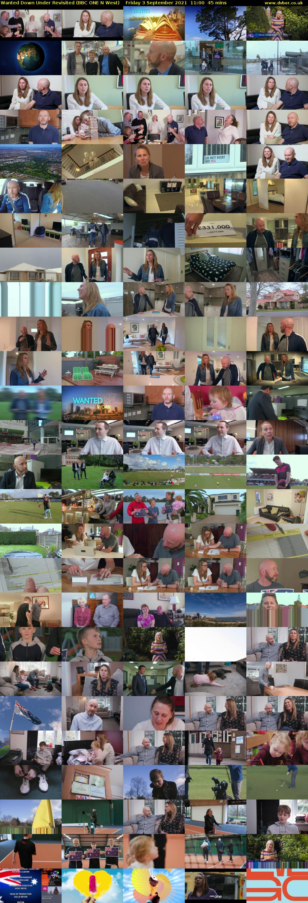 Wanted Down Under Revisited (BBC ONE N West) Friday 3 September 2021 11:00 - 11:45