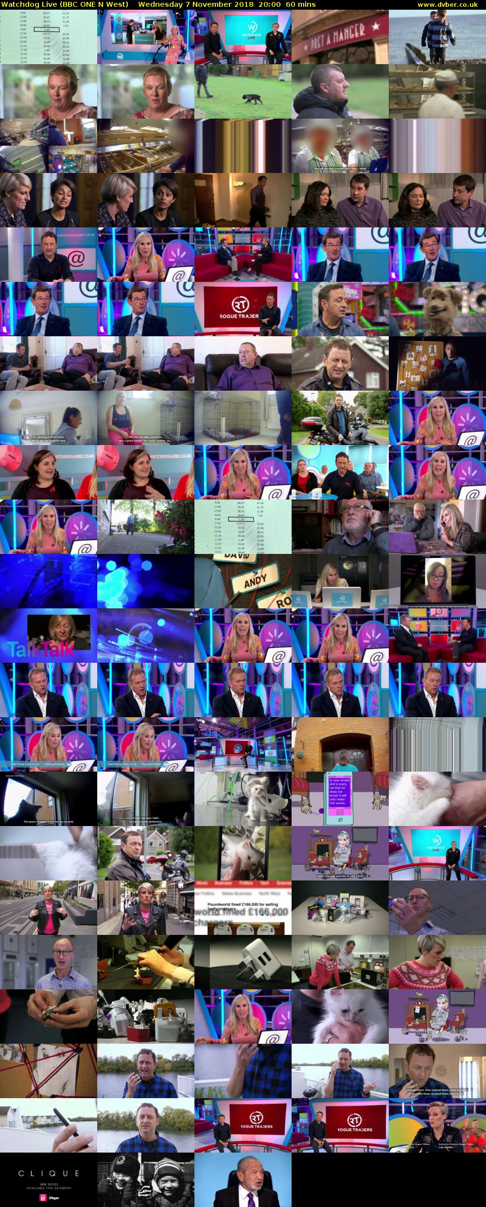 Watchdog Live (BBC ONE N West) Wednesday 7 November 2018 20:00 - 21:00