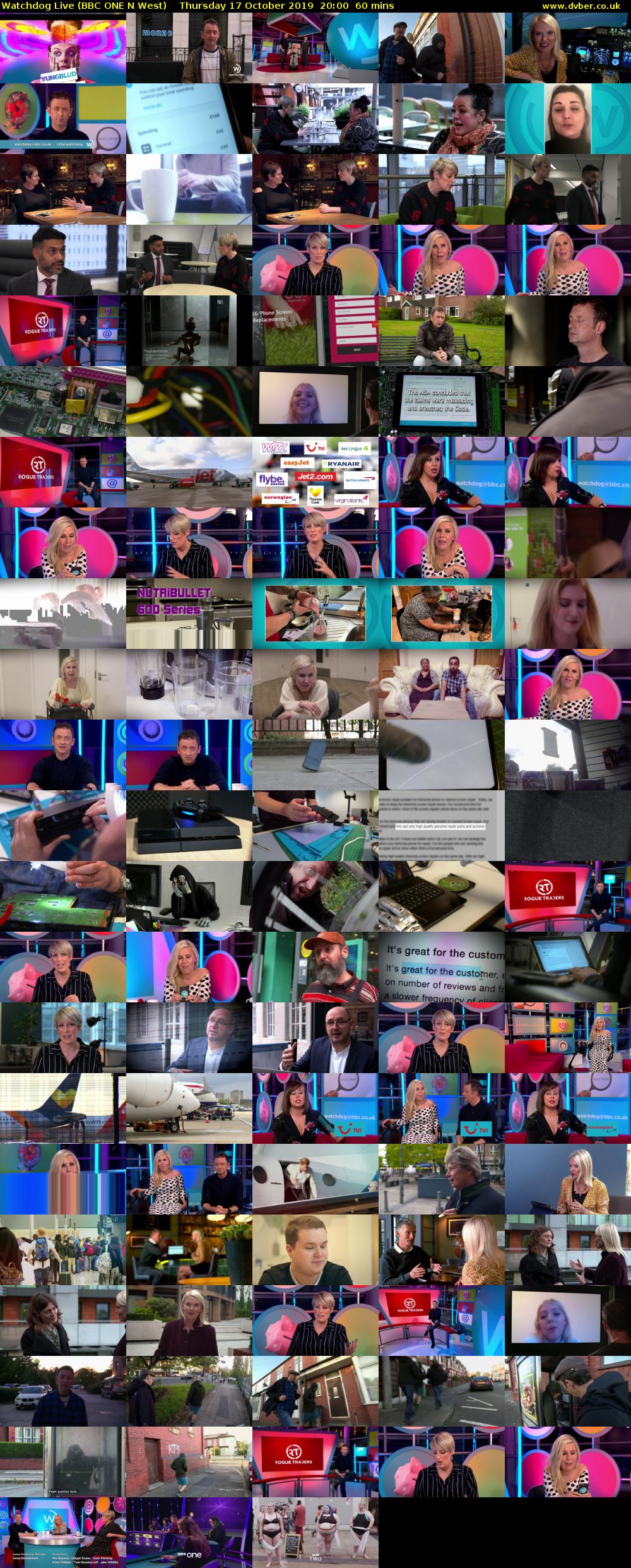 Watchdog Live (BBC ONE N West) Thursday 17 October 2019 20:00 - 21:00