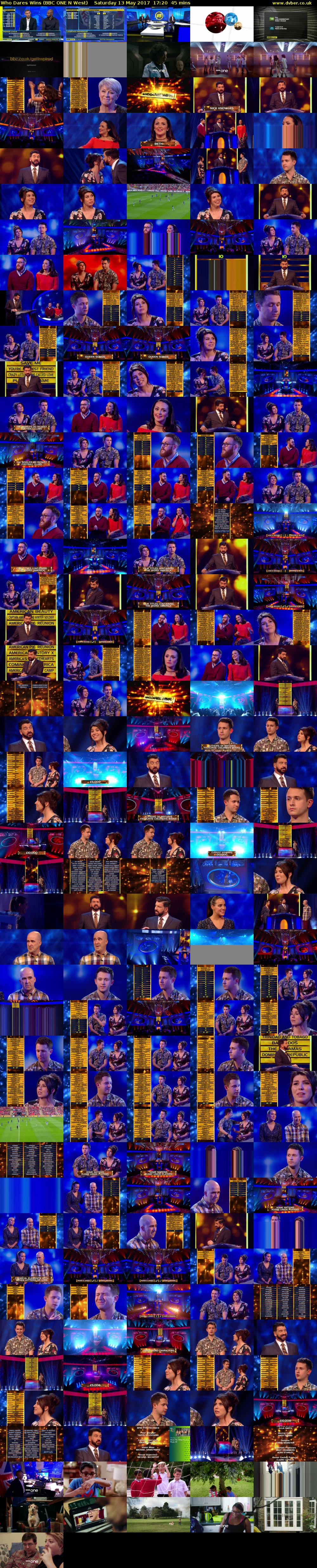 Who Dares Wins (BBC ONE N West) Saturday 13 May 2017 17:20 - 18:05