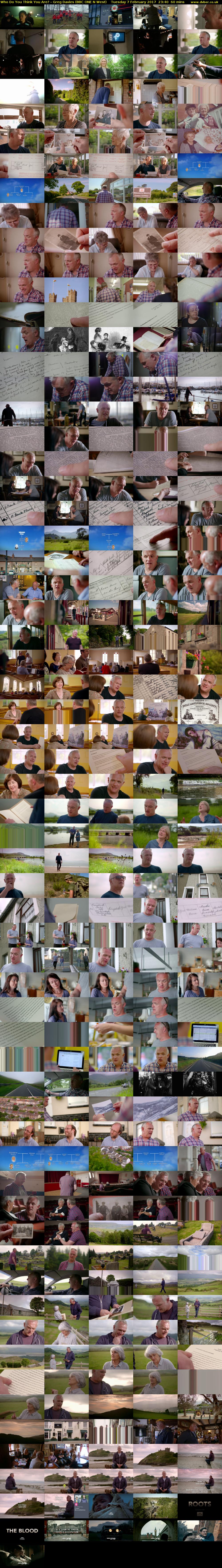 Who Do You Think You Are? - Greg Davies (BBC ONE N West) Tuesday 7 February 2017 23:40 - 00:40