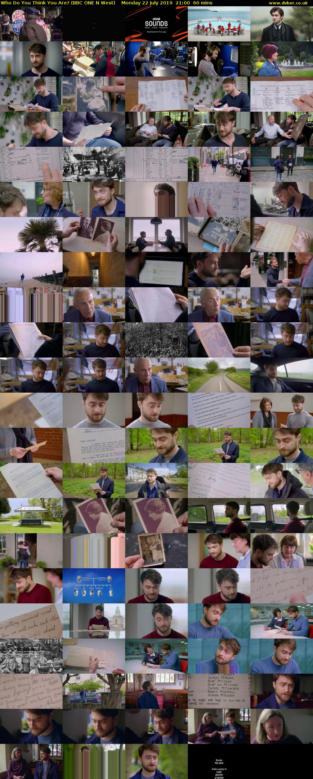 Who Do You Think You Are? (BBC ONE N West) Monday 22 July 2019 21:00 - 22:00